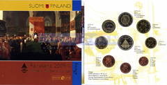 Финляндия набор евро 2009 II BU (9 монет)
