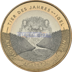 Швейцария 10 франков 2026 Ежик