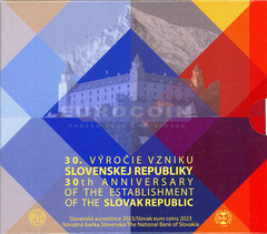 Словакия Набор Евро 2023 Республика Словакия BU (8 монет)