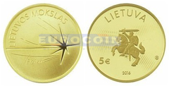 Литва 5 евро 2016 Физика