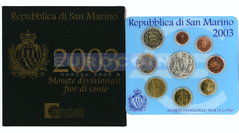 Сан Марино набор евро 2003 (9 монет)