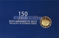 Эстония 2 евро 2022 Эстонская литература BU