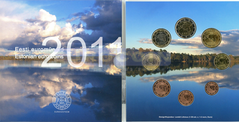 Эстония набор евро 2011 BU (8 монет)