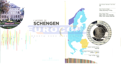 Люксембург 10 Евро 2010 Шенгенское соглашение