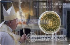 Ватикан 50 центов 2022 BU