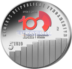 Италия 5 Евро 2026 «ISTAT»