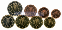 Ирландия набор евро 2010 UNC