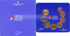 Италия набор евро 2022 BU (8 монет)