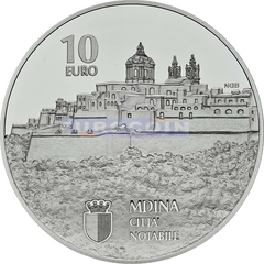 Мальта 10 евро 2025 Мдина