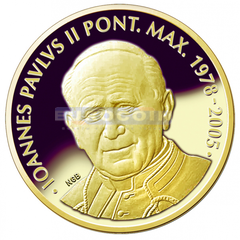 Мальта 5 евро 2015 Папа Римский Иоанн Павел II