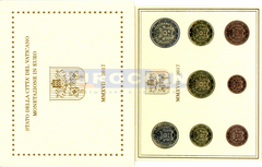 Ватикан набор евро 2017 (8 монет)