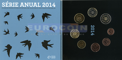 Португалия набор евро 2014 BU (8 монет)
