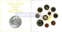 Словения набор евро 2018 BU (10 монет)