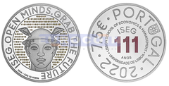 Португалия 7,5 евро 2022 Университет экономики и управления PROOF