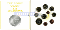 Словения набор евро 2016 BU (10 монет)