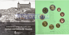 Испания набор евро 2021 BU (9 монет)