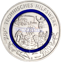 Германия 10 евро 2025 THW