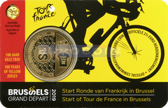 Бельгия 2,5 евро 2019 Тур де Франс BU