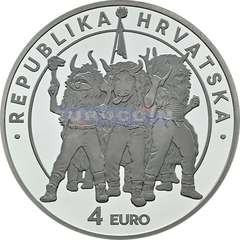 Хорватия 4 евро 2025 Карнавал «Bell Ringers»