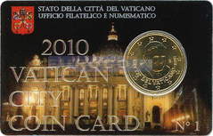 Ватикан 50 центов 2010 BU