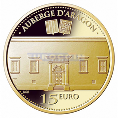 Мальта 15 евро 2014 Оберж де Арагон