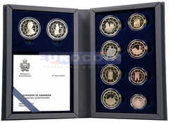 Сан-Марино набор евро 2025 (10 монет) PROOF