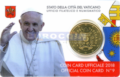 Ватикан 50 центов 2018 BU