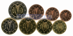 Ирландия набор евро 2005 UNC
