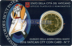 Ватикан 50 центов 2016 BU