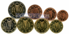 Ирландия набор евро 2003 UNC