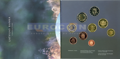 Латвия набор евро 2025 BU (9 монет)