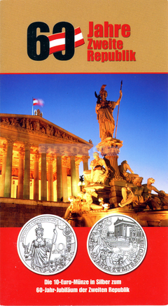 Австрия 10 евро 2005 Республика Австрия BU
