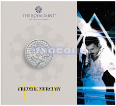 Великобритания 5 фунтов 2025 Фредди Меркьюри