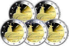 Германия 2 евро 2026 Бремен (A,D,F,G,J)