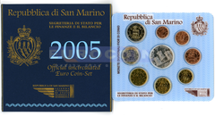 Сан Марино набор евро 2005 (9 монет)