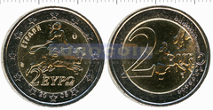 Греция 2 евро 2008 Регулярная