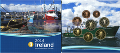 Ирландия набор евро 2014 BU (8 монет)