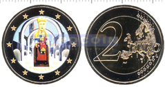 Андорра 2 евро 2021 Коронация Богоматери (C)