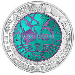 Австрия 25 евро 2026 Квантовая физика