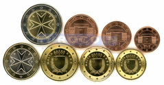 Мальта набор евро 2008 UNC