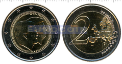Нидерланды 2 евро 2014 Король Виллем и Беатрикс