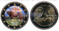 Мальта 2 евро 2025 Мальтийский бык (C)