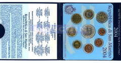 Сан Марино набор евро 2004 (9 монет)