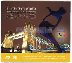 Словакия Набор Евро 2012 Лондон BU (8 монет)
