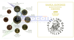 Словения набор евро 2008 BU (9 монет)