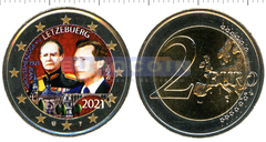 Люксембург 2 евро 2021 Герцог Жан (C)