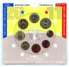 Франция набор евро 2011 BU (8 монет) 
