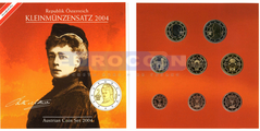 Австрия набор евро 2004 BU (8 монет)