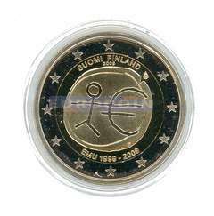 Финляндия 2 евро 2009, 10 лет валютному союзу PROOF