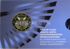 Литва 2 евро 2026 Энергетическая независимость BU